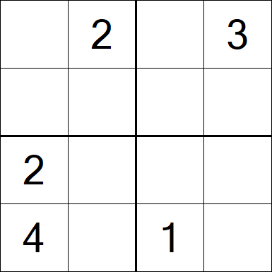 Sudoku 4x4 - Medium