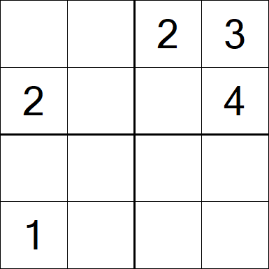 Sudoku 4x4 - Medium