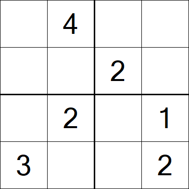 Sudoku 4x4 - Medium
