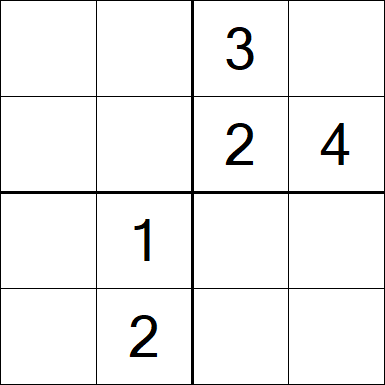 Sudoku 4x4 - Medium