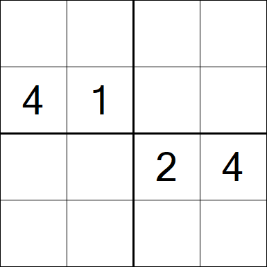Sudoku 4x4 - Medio