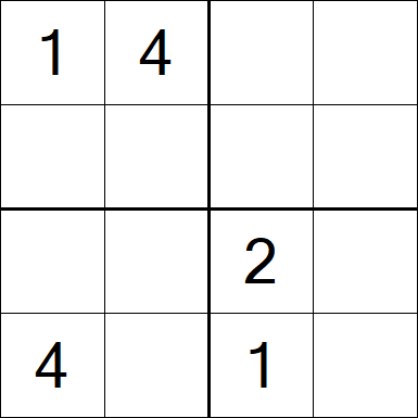 Sudoku 4x4 - Medium