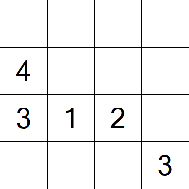 Sudoku 4x4 - Medium