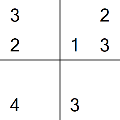 Sudoku 4x4 - Medium