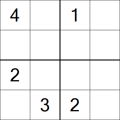 Sudoku 4x4 - Medium