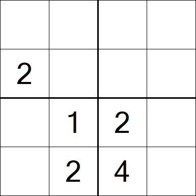Sudoku 4x4 - Medium