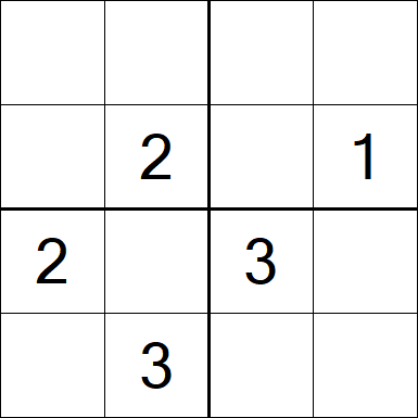 Sudoku 4x4 - Medium