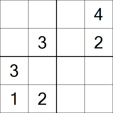 Sudoku 4x4 - Medium