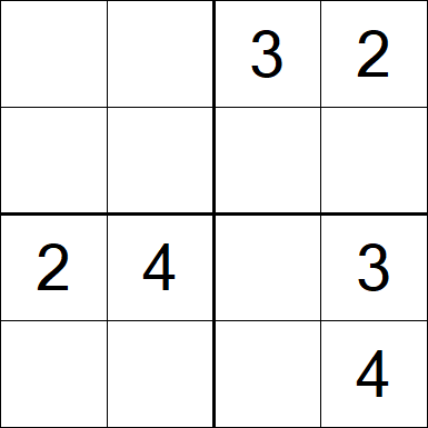 Sudoku 4x4 - Medium