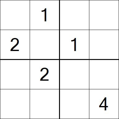 Sudoku 4x4 - Medium