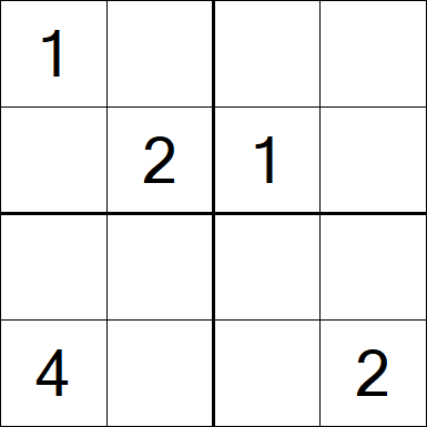 Sudoku 4x4 - Medium