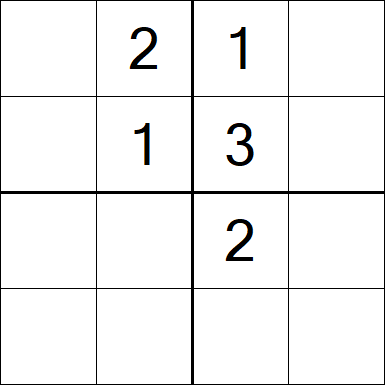 Sudoku 4x4 - Medium
