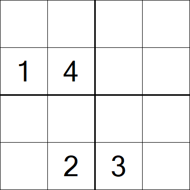 Sudoku 4x4 - Medium