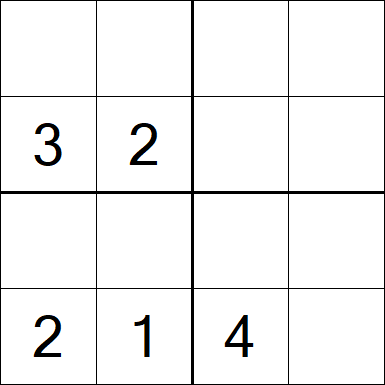 Sudoku 4x4 - Medium