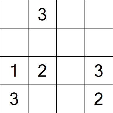 Sudoku 4x4 - Medium