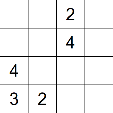 Sudoku 4x4 - Medium