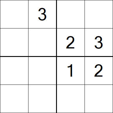 Sudoku 4x4 - Medium