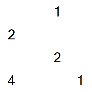 Sudoku 4x4 - Medium