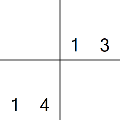 Sudoku 4x4 - Medium