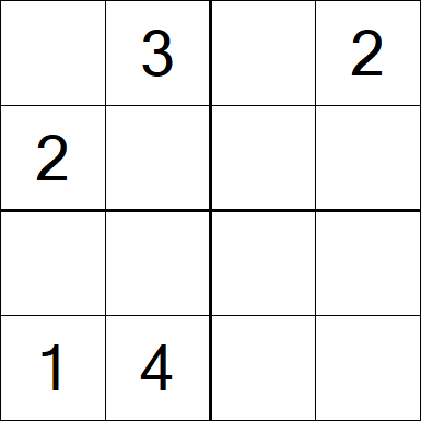 Sudoku 4x4 - Medium
