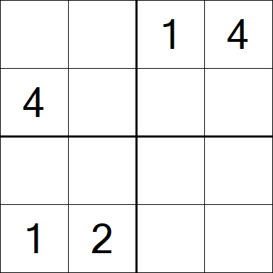 Sudoku 4x4 - Medium