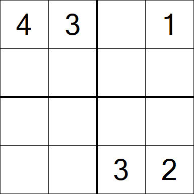 Sudoku 4x4 - Medium