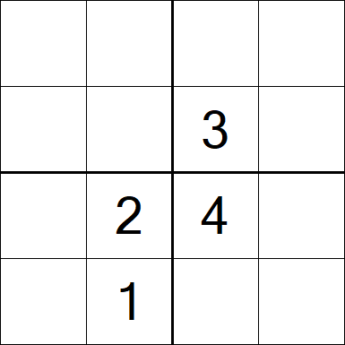 Sudoku 4x4 - Medium