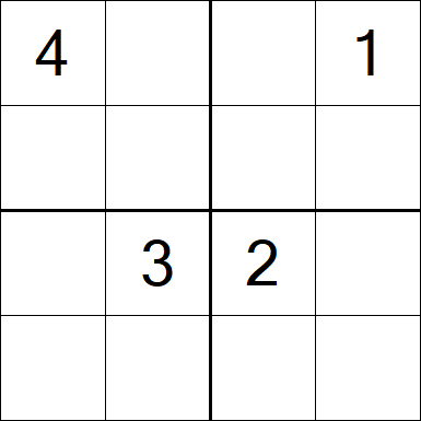 Sudoku 4x4 - Medium