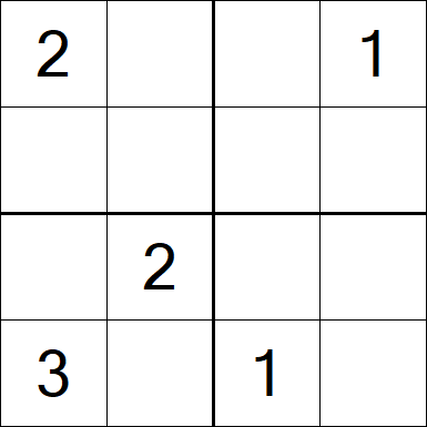 Sudoku 4x4 - Medium