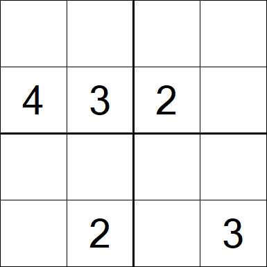 Sudoku 4x4 - Medium