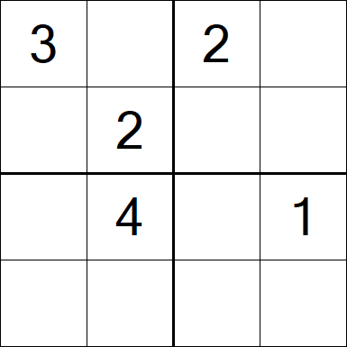 Sudoku 4x4 - Medium