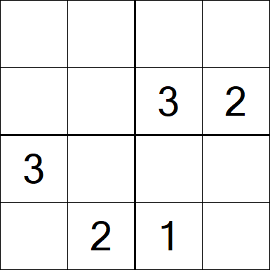Sudoku 4x4 - Medium