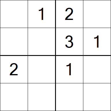 Sudoku 4x4 - Medium