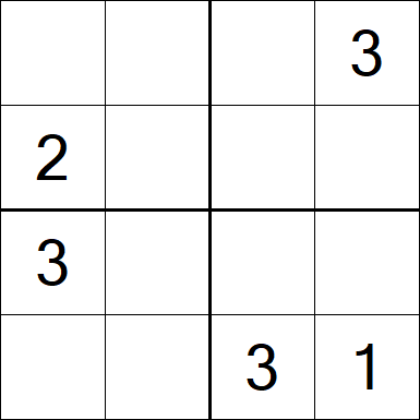 Sudoku 4x4 - Medium