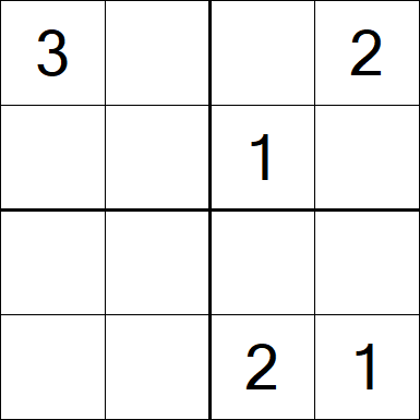 Sudoku 4x4 - Medium
