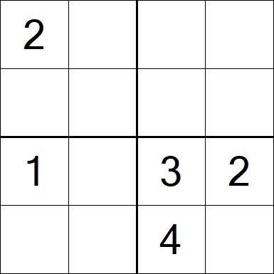 Sudoku 4x4 - Medium