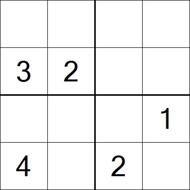 Sudoku 4x4 - Medium
