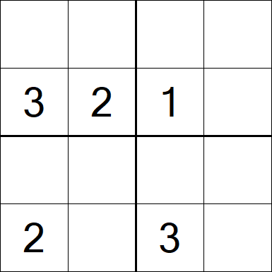 Sudoku 4x4 - Medium