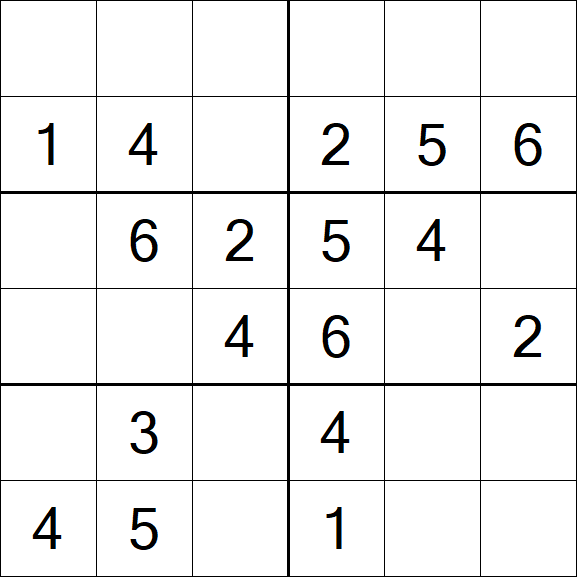 Sudoku 6x6 - Fácil