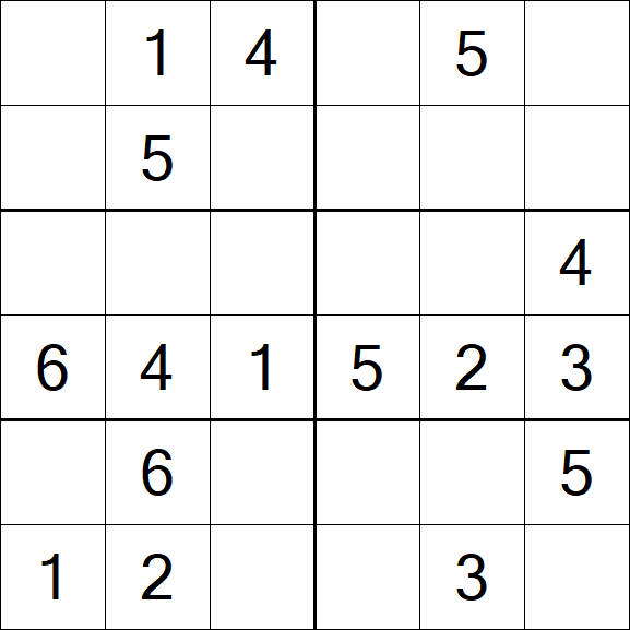 Sudoku 6x6 - Fácil
