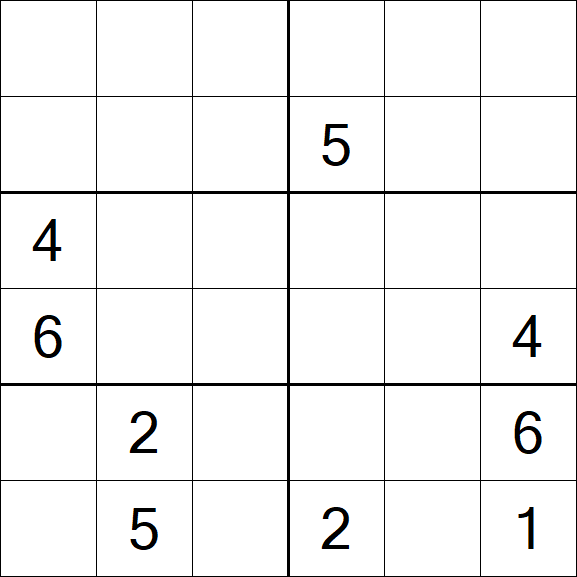 Sudoku 6x6 - Difficile