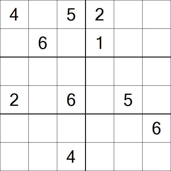 Sudoku 6x6 - Difícil