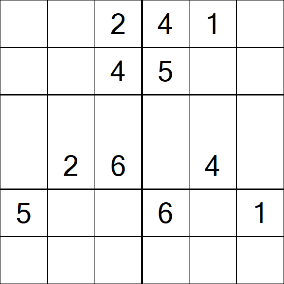 Sudoku 6x6 - Hard