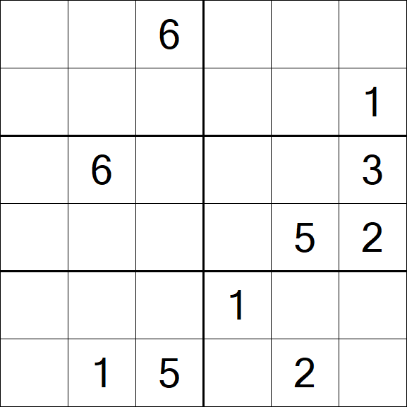 Sudoku 6x6 - Difícil