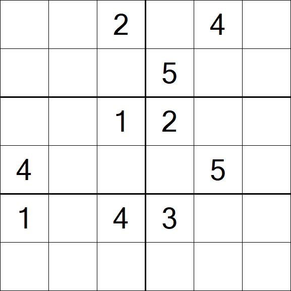 Sudoku 6x6 - Difficile
