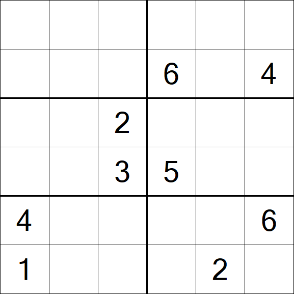 Sudoku 6x6 - Hard