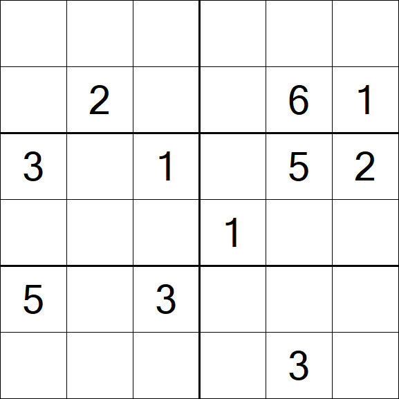 Sudoku 6x6 - Hard