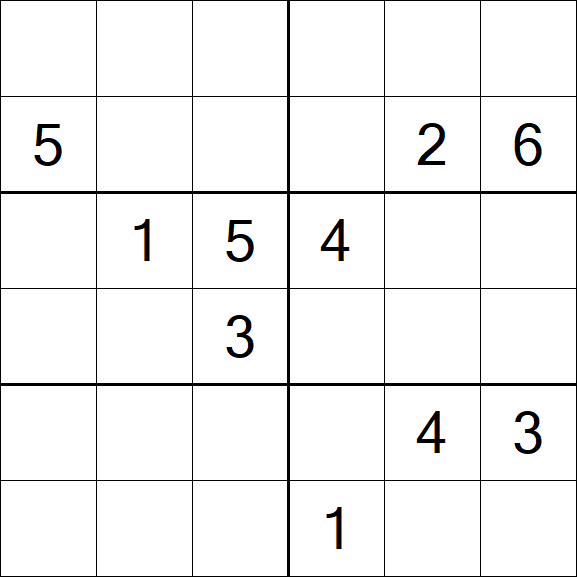 Sudoku 6x6 - Difficile