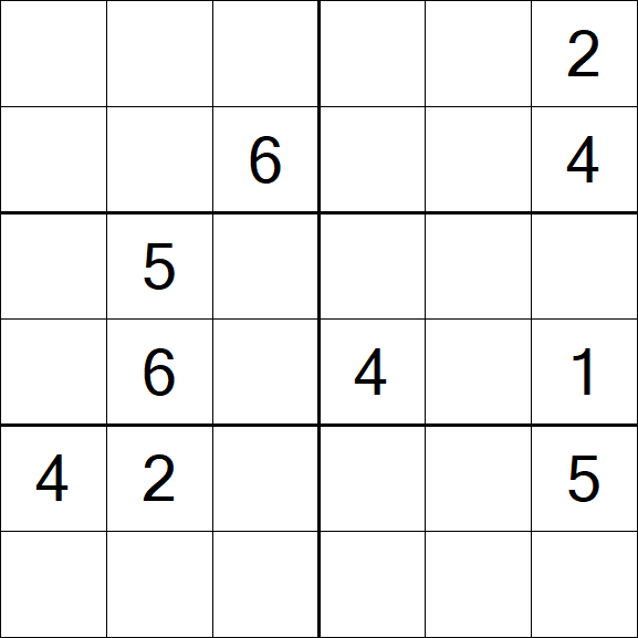 Sudoku 6x6 - Difícil