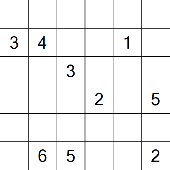 Sudoku 6x6 - Difícil